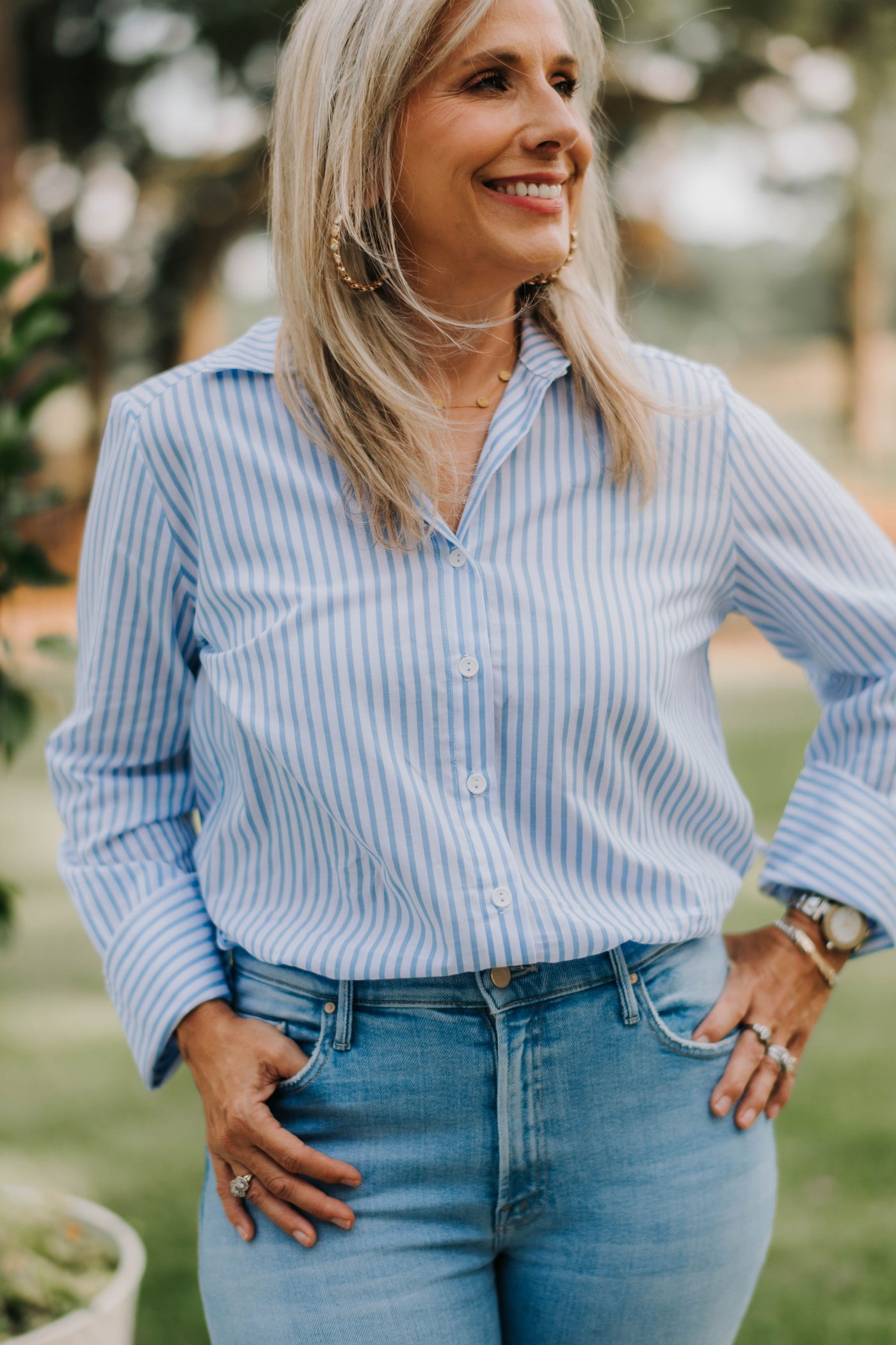 Sky Blue Button Down Shirt