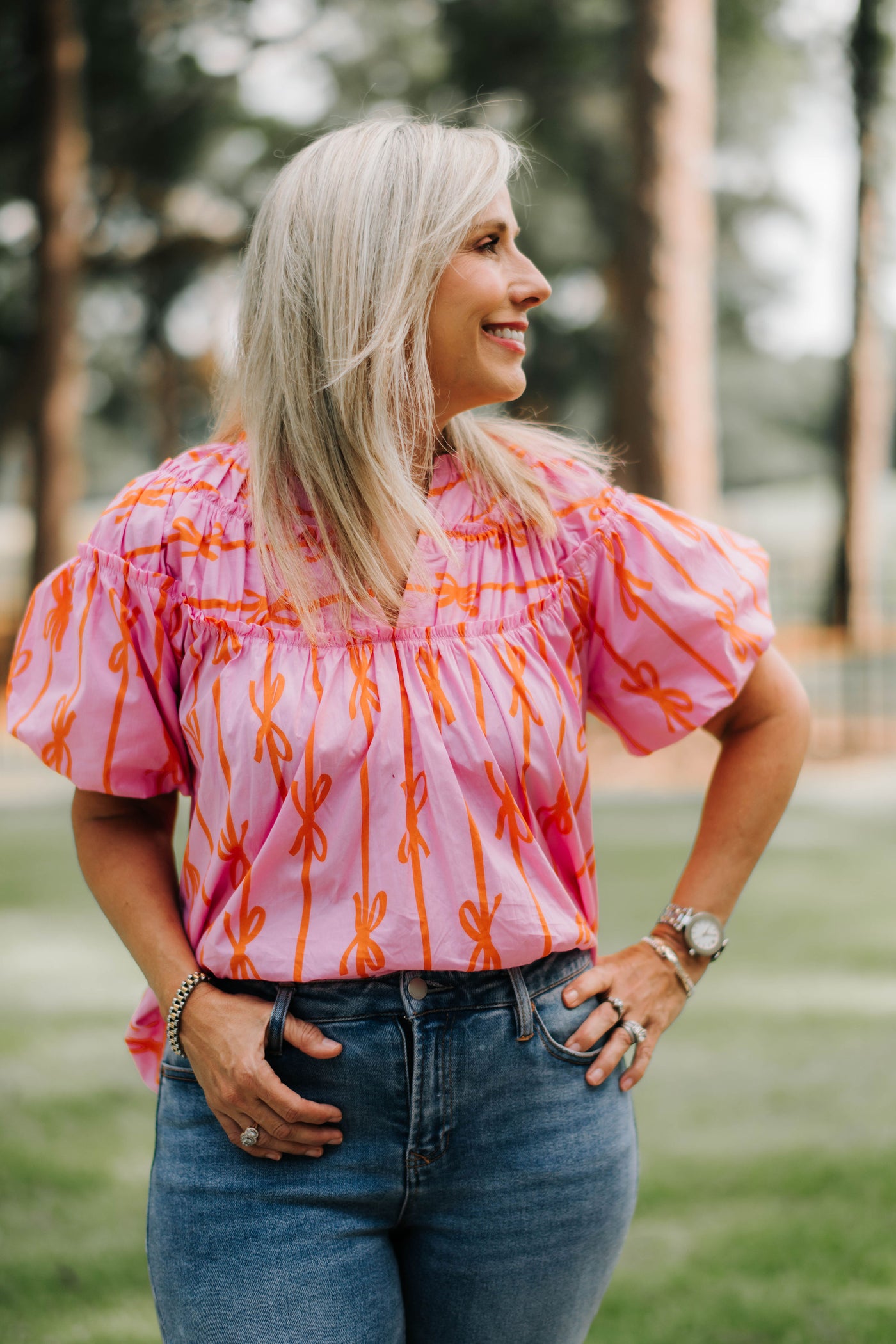 Bubble Pink Blouse